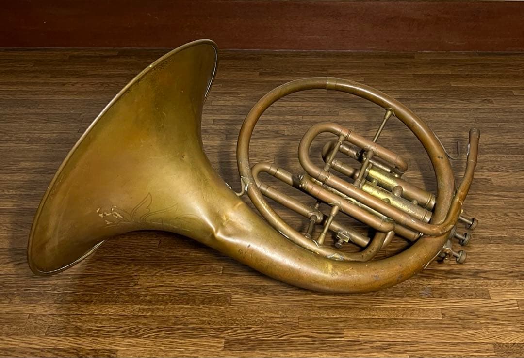 【希少】NIKKAN ホルン ニッカン 管楽器 吹奏楽