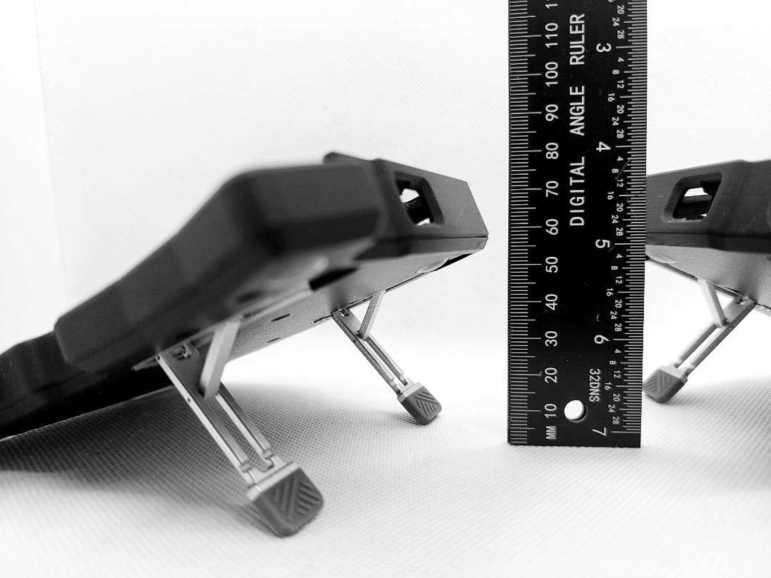 Keyball61ケース 可変テンティング、パームレスト付き