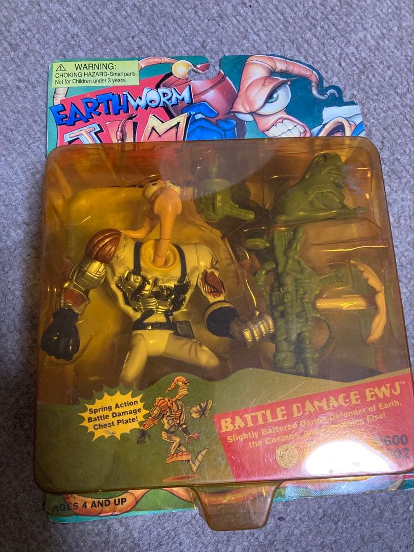 ビンテージ　アクションフィギュア　EARTH WORM JIM アースワームジム