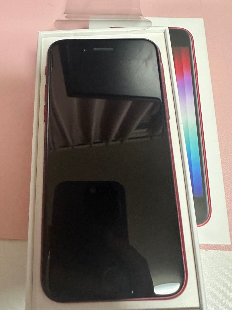 【開封・未使用】Apple iPhone SE (第3世代) レッド 256gb