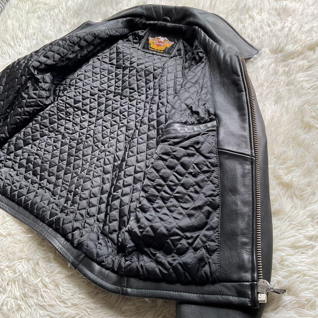 人気✨ハーレーダビッドソン　レザージャケット　シングルライダース　M ブラック