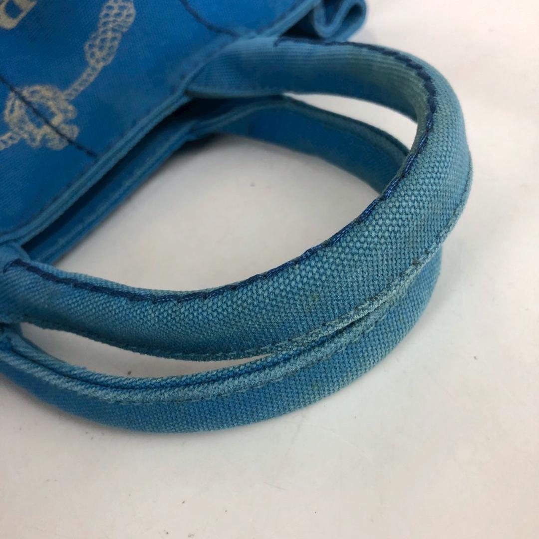 PRADA プラダ カナパ ハンドバッグ ブルー レディース ブランド