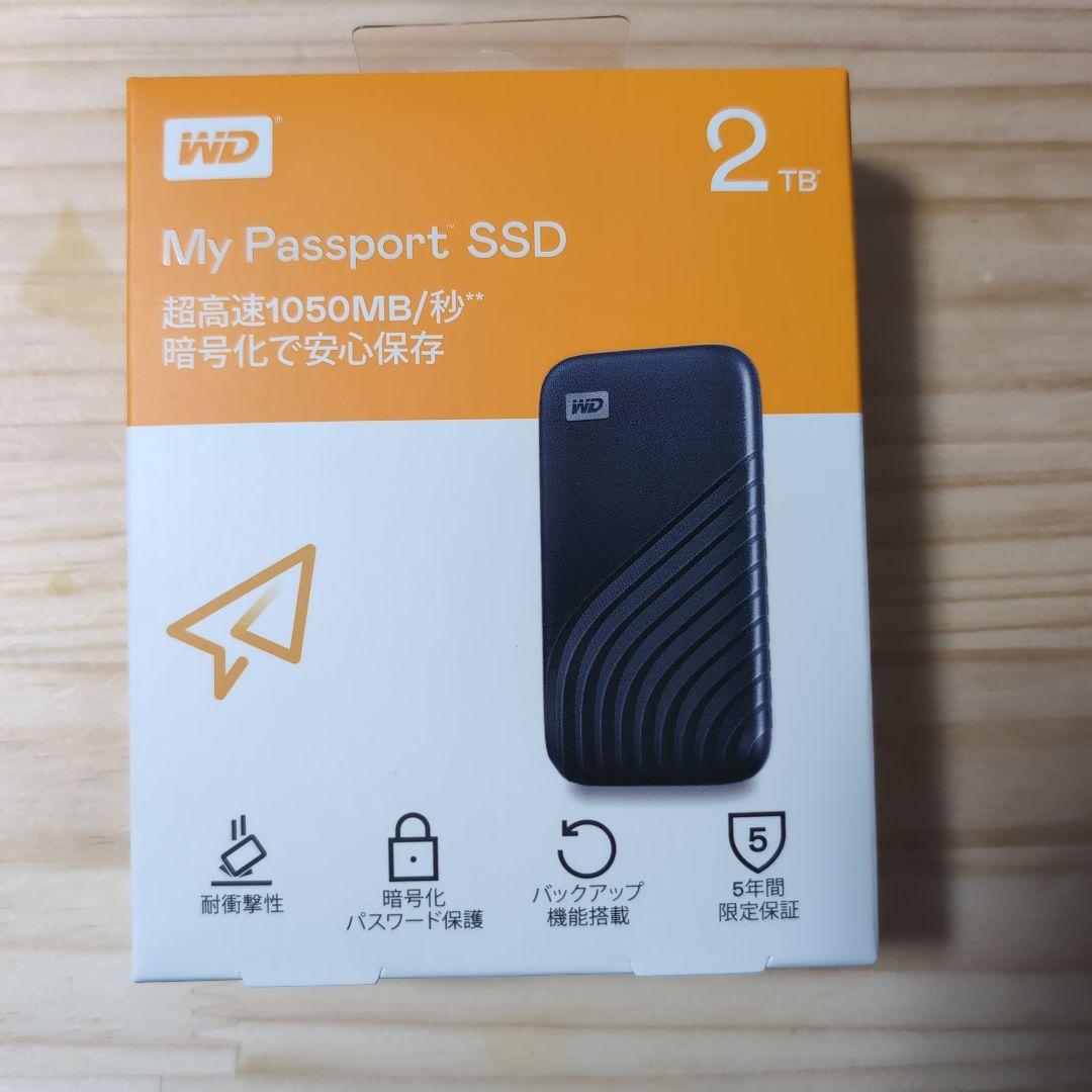 外付けハードディスク・ドライブ WD My Passport SSD 2TB