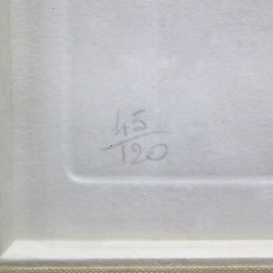 『コンポートのある静物画』 Bernard Buffet ドライポイント 版画