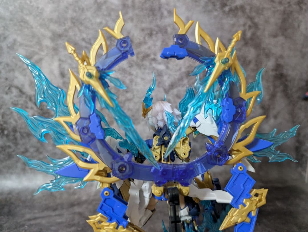 コトブキヤ　メガミデバイス 皇巫 スサノヲ 蒼炎　組立済