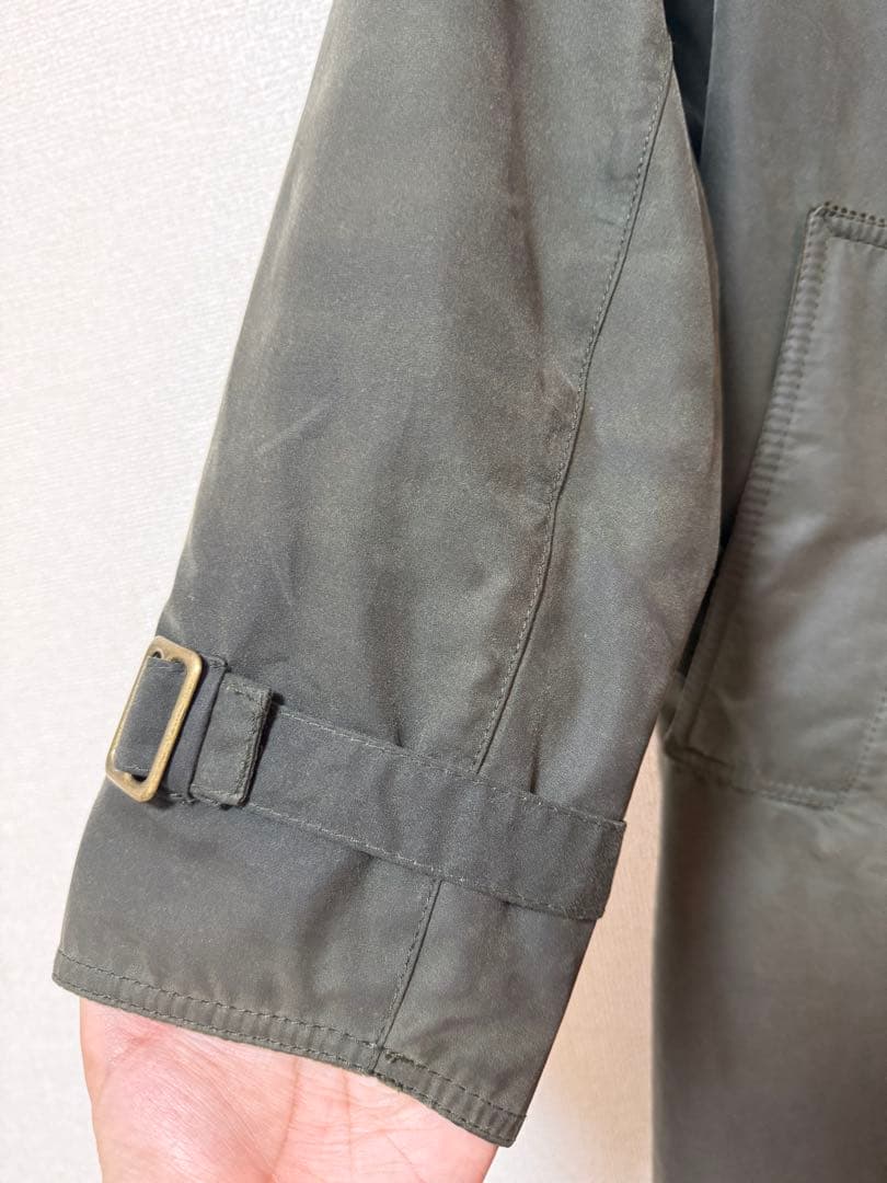 Barbour WHITLEY トレンチコート 36 3ワラント オイルド