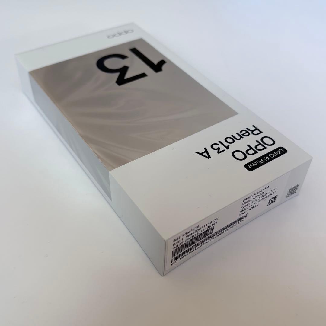 ★新品未使用品★【OPPO Reno13A 128GB ルミナスネイビー　本体】