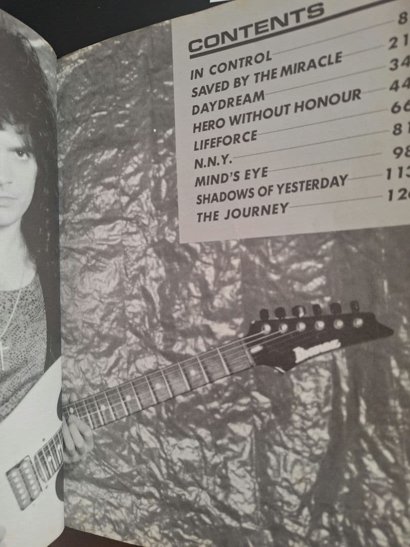 '87⭐Vinnie Moore ヴィニームーア マインズアイ⭐コンプスコア