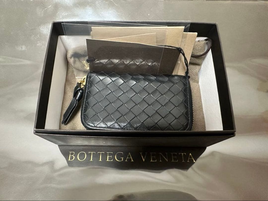 ★【極美品】ボッテガヴェネタ ケース ラム／ネロブラック／ゴールド✨✨✨4️⃣