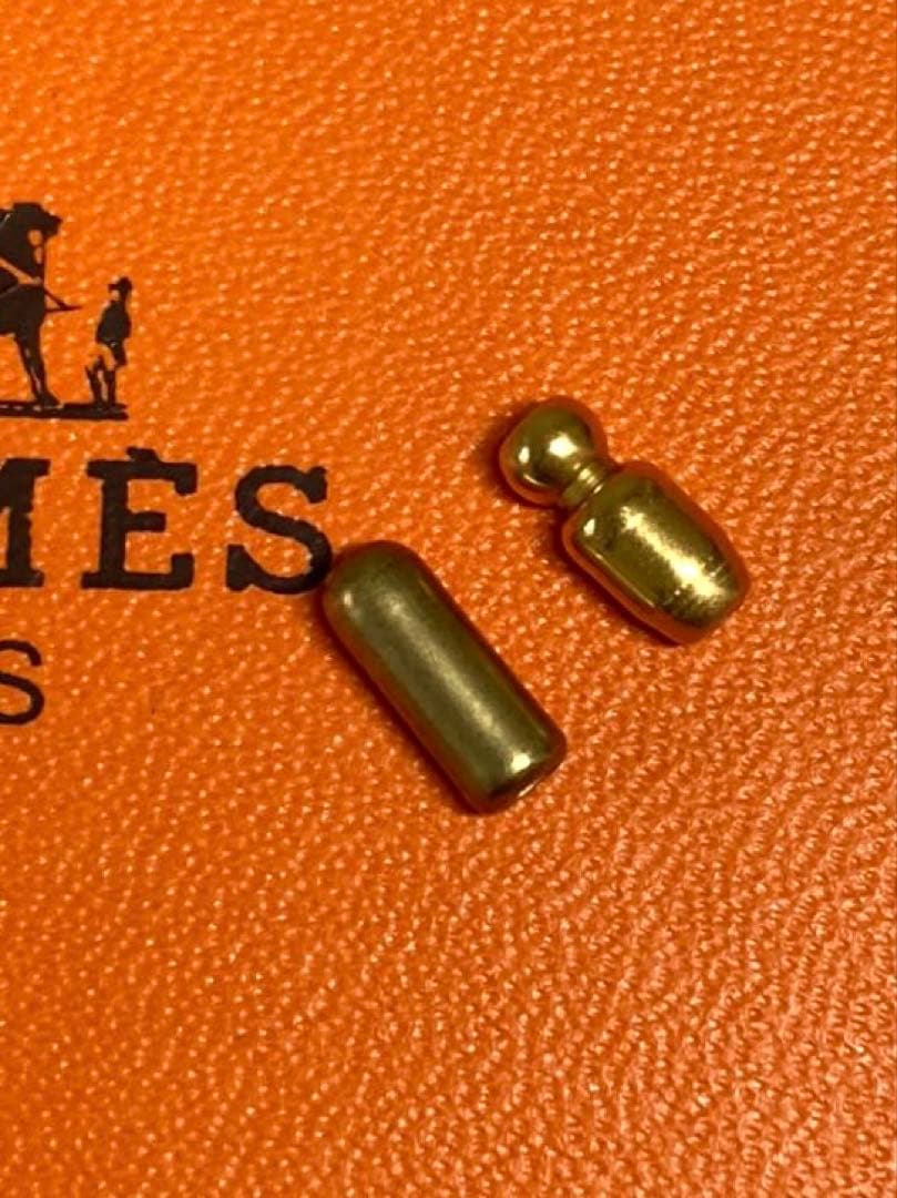 美品 HERMES エルメス セリエ ピンブローチ ピンバッジ ゴールド 箱付き