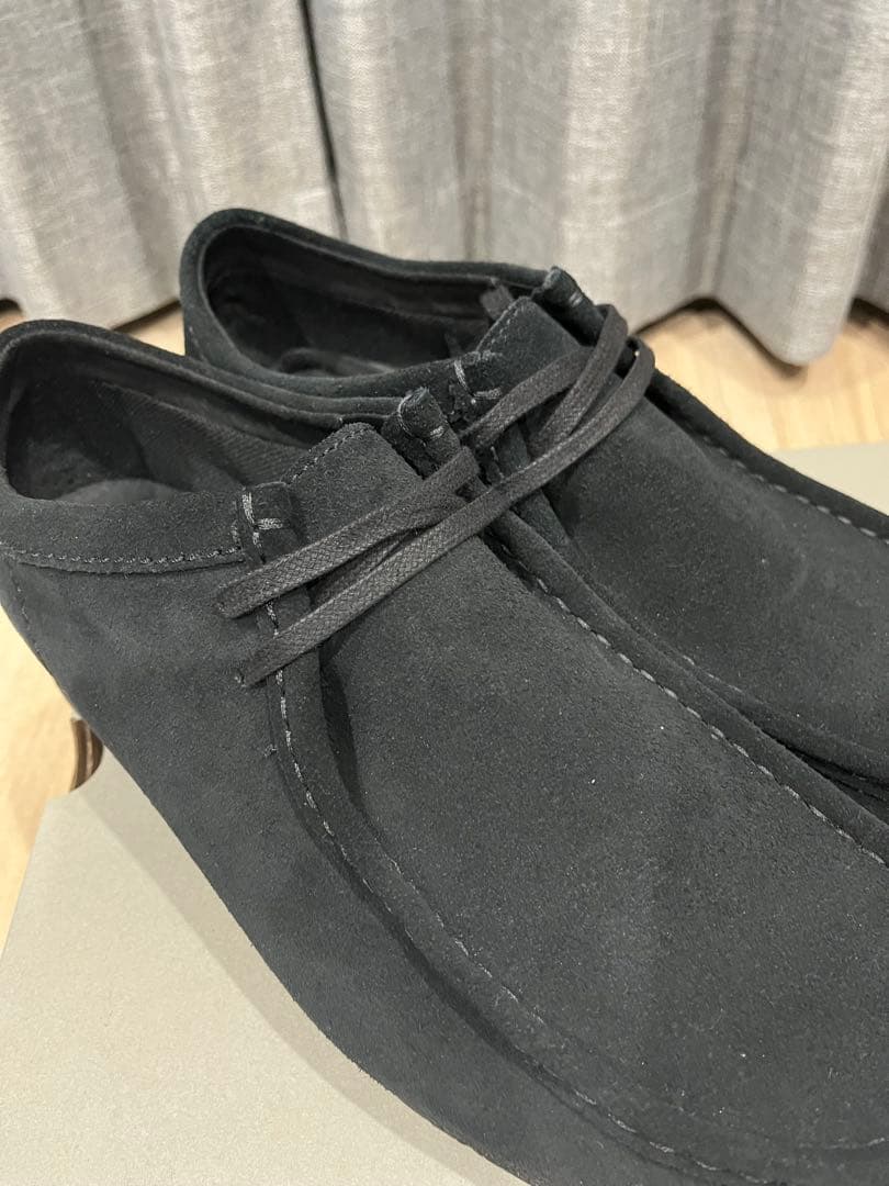 Clarks Wallabee ブラック 美品 UK9.5 27.5 クラークス
