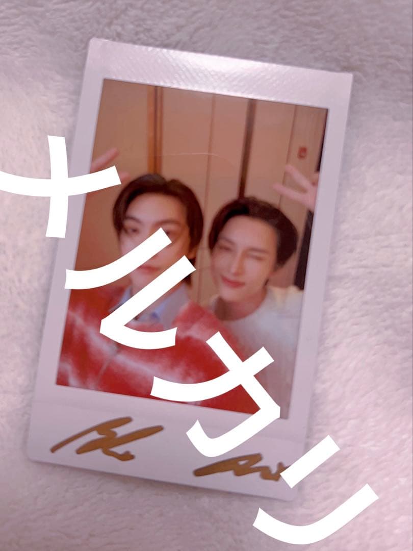 M*N様 BossNoeul直筆サイン入りポラロイド　BWLovingChris