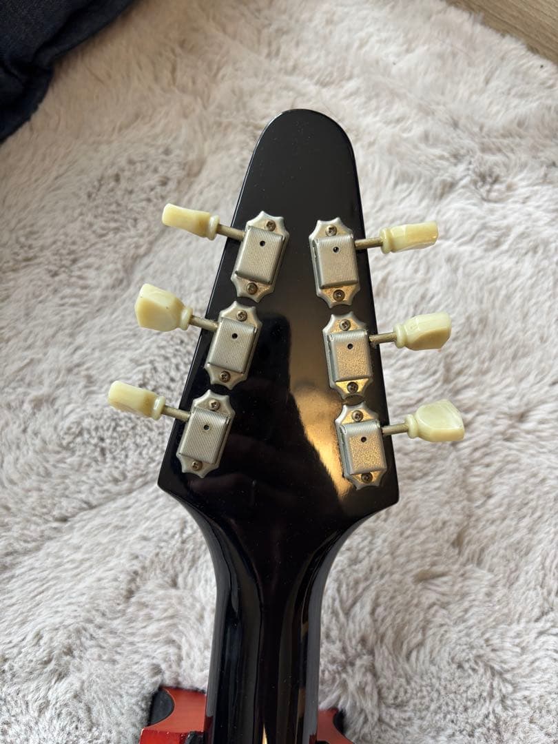 【国産90年代？】 BB Flying V セットネック　ケース付き