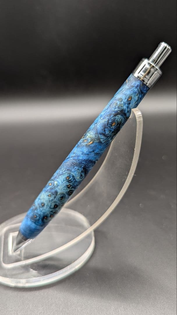 396ペン工房翌檜　スタビライズドウッドバーチバール　木軸シャーペン　ボールペン