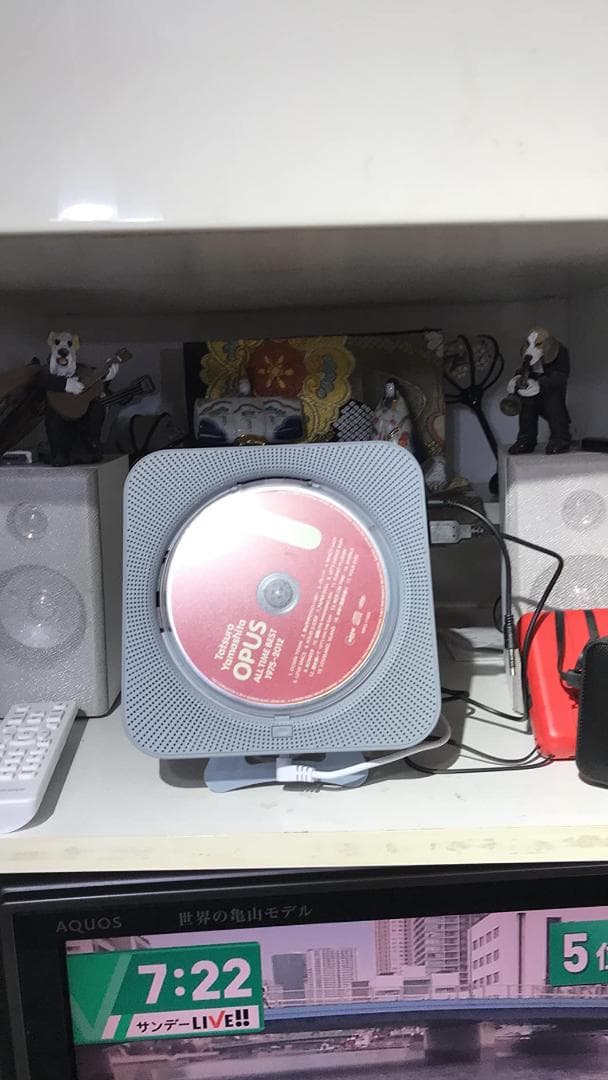 リモコン付き Bluetooth対応 CDプレイヤー