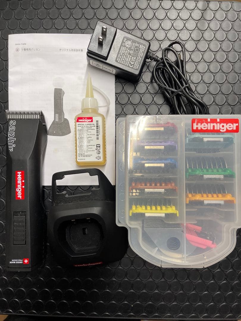 Heiniger saphir バリカン・アタッチメントコームセット