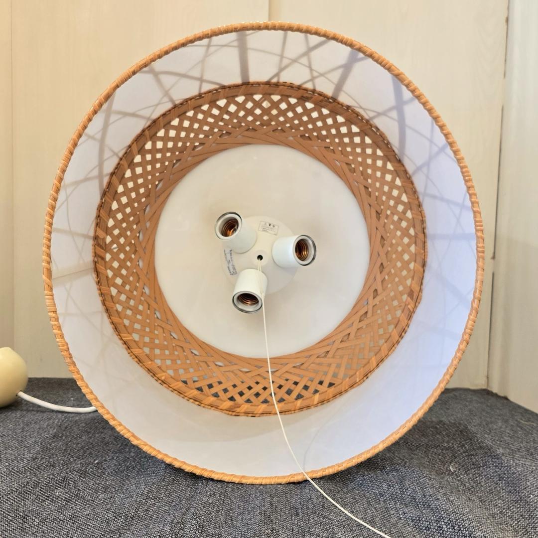 i+ 【美品】　ヤマギワ 竹 真竹 ペンダントライト 伝統工芸 照明 ランプ