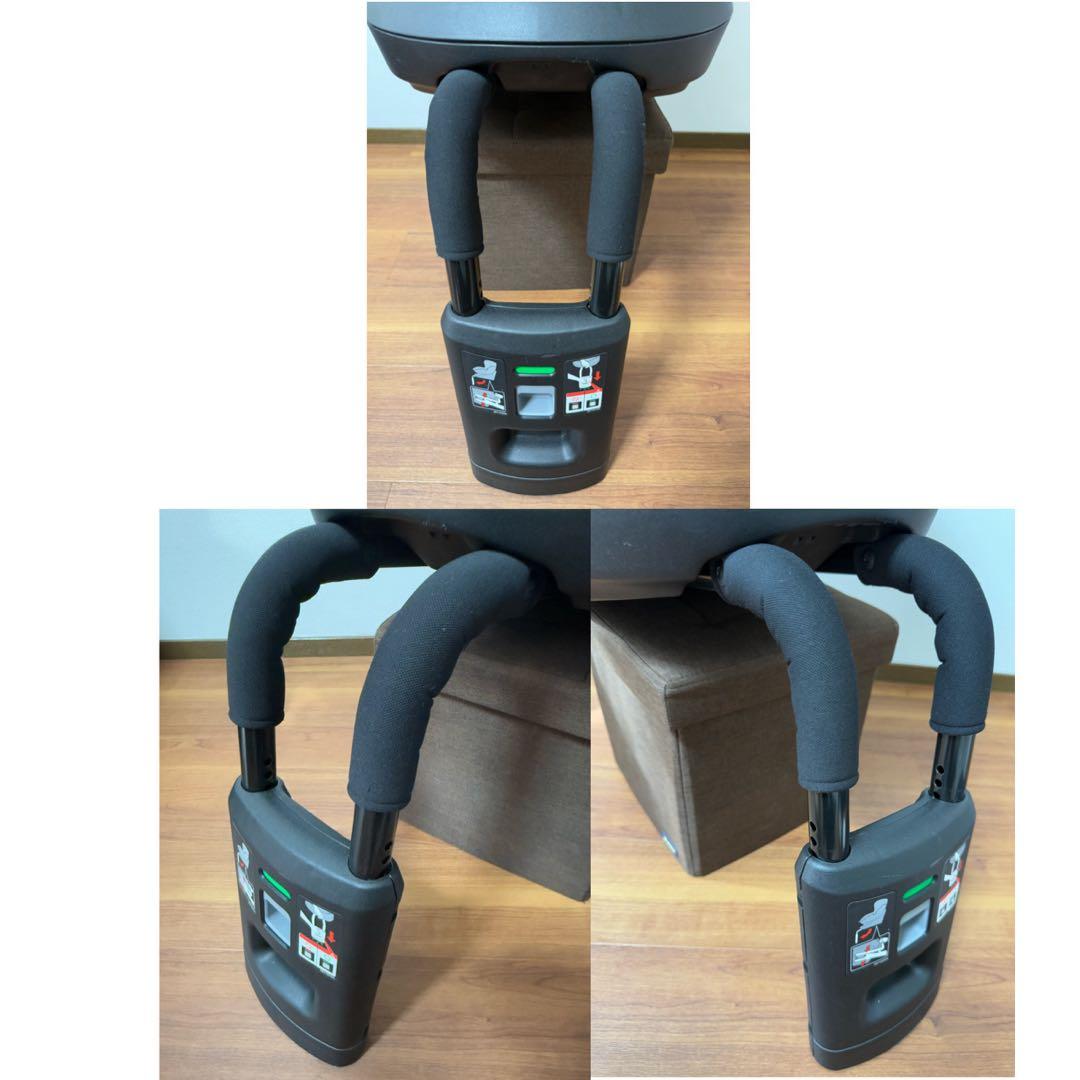 【極美品】エールベベ・クルット5 Oui デニムブルー　ウィ ISOFIX