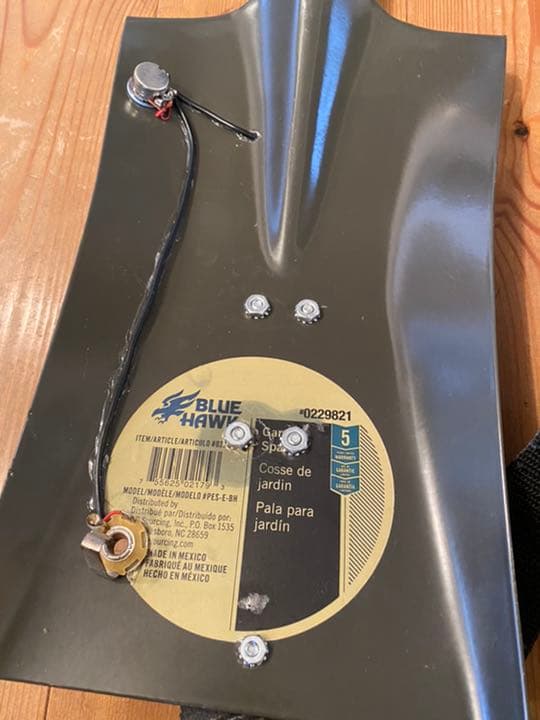 ギター Justin Johnson 3 strings shovel guitar