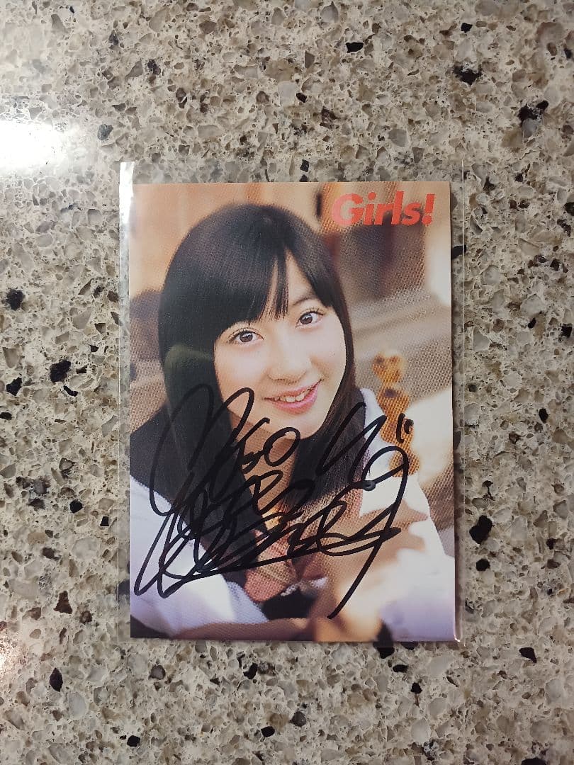 AKB48 小野恵令奈　直筆サインカード