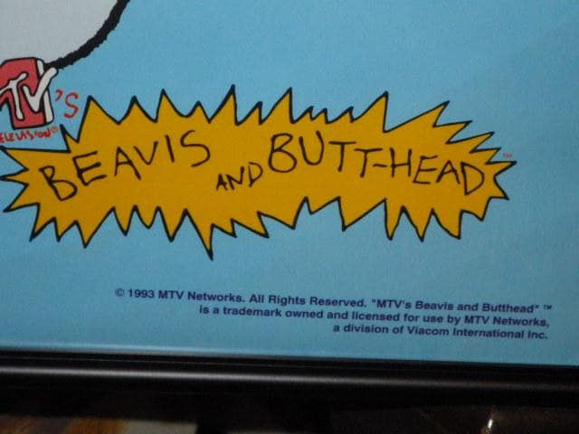 90'S★ビーバス&バットヘッド★ポスター★23★MTV★ビンテージ★USA雑貨