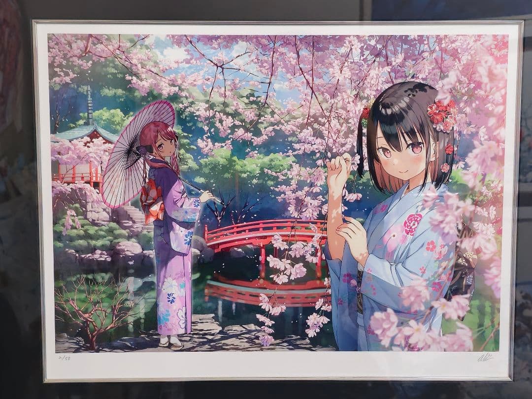 アールビバン 版画 カントクさん 花の時 週末限定値下げ