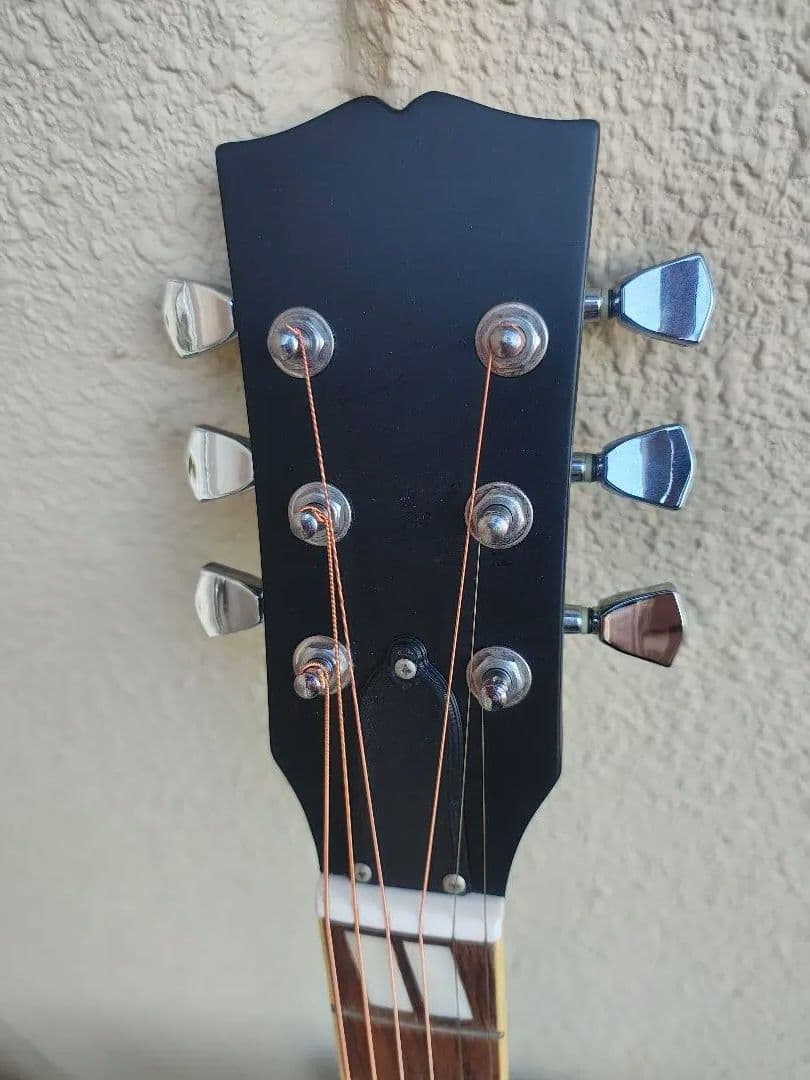 超美品 ブラック ハミングバード　ピアノブラック PU付きエレアコ