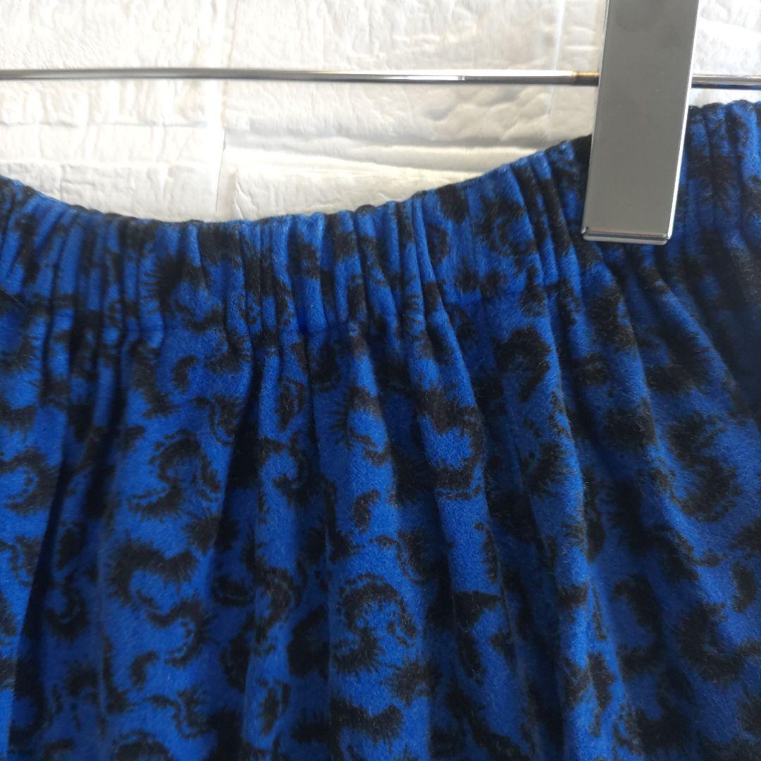 専用✨コムデギャルソン　コムコム　総柄　スカート AD2007 青　ブルー