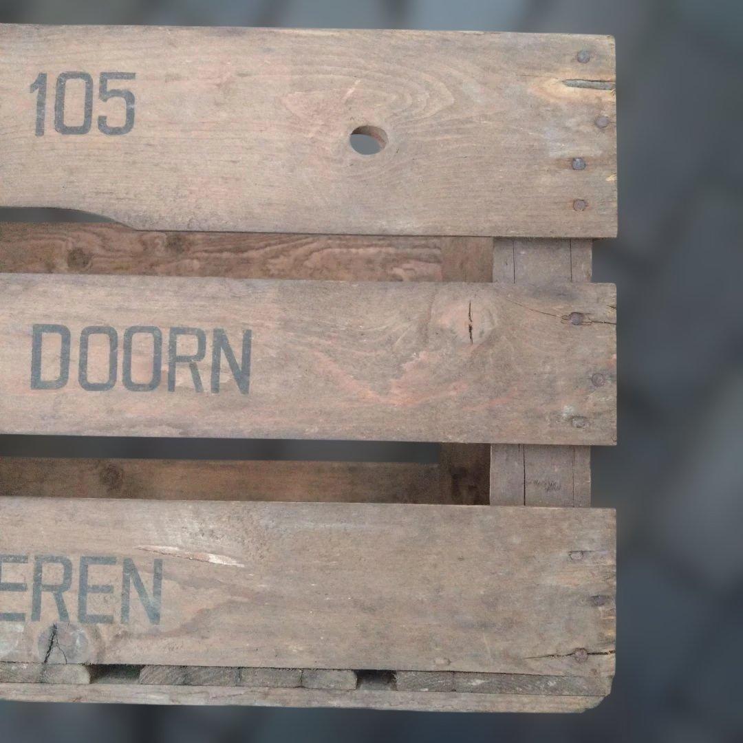 稀少 オランダ古物 苗物用 野菜用 古いベジタブルウッドボックス ヴィンテージ