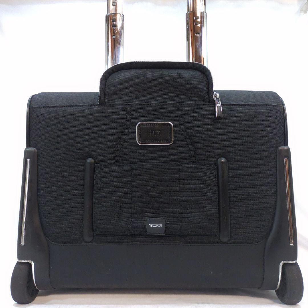 【美品】トゥミ ARRIVE キャリーケース 旅行鞄 レザー×バリスティック 黒