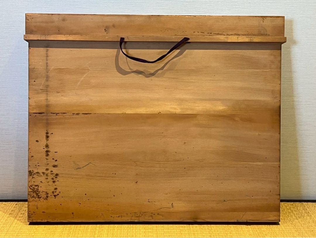 指物師 井川信斎 作 金張組子風炉先屏風 共箱 茶道具