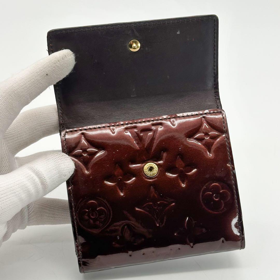 ルイヴィトン ポルトフォイユ カルトクレディ アマラント ヴェルニ モノグラム