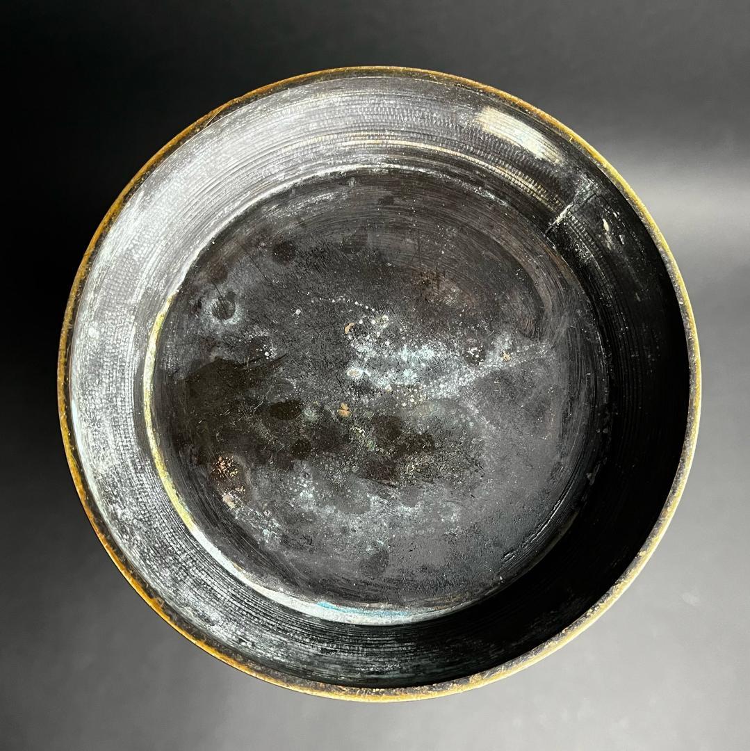 青銅饕獸面壺 青銅器 中国古玩 中国美術 唐物骨董 旧蔵蔵出品 997