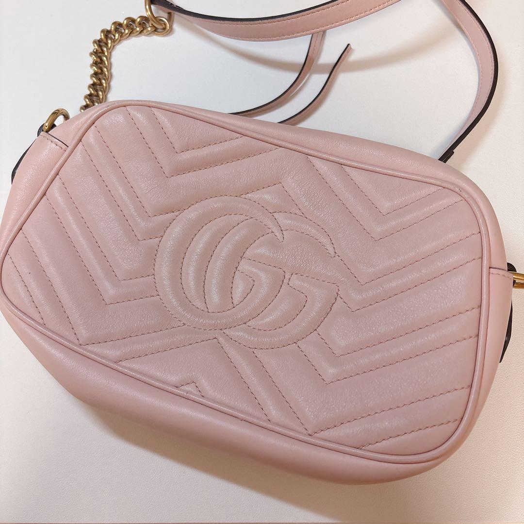 GUCCI GGマーモント ショルダーバッグ