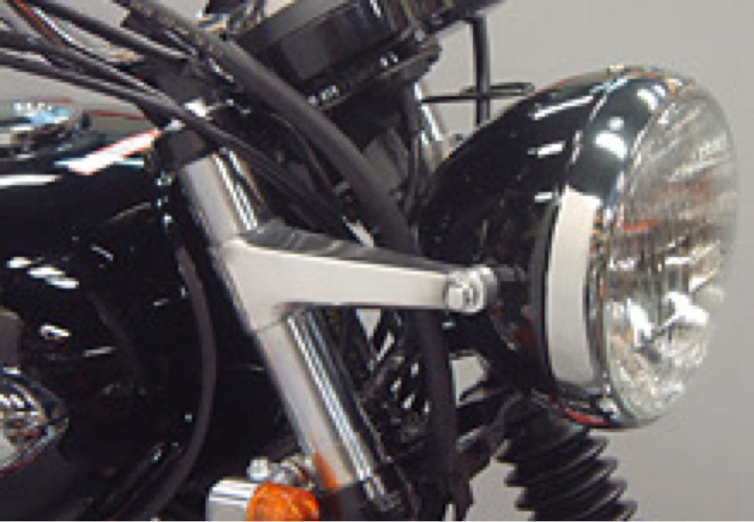 WMプロダクツ　ヘッドライトステー　アルミ製33パイ　左右セット