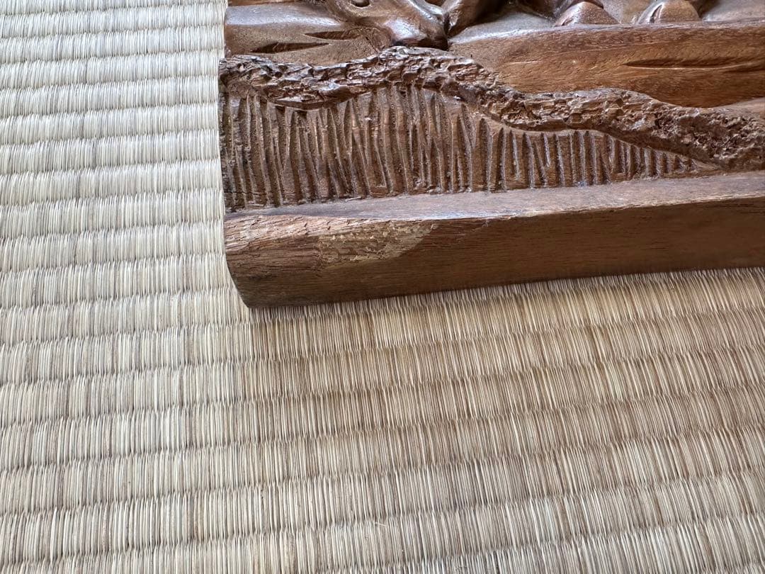 美術品、木彫り 壁掛け 工芸品 時代物 インテリア