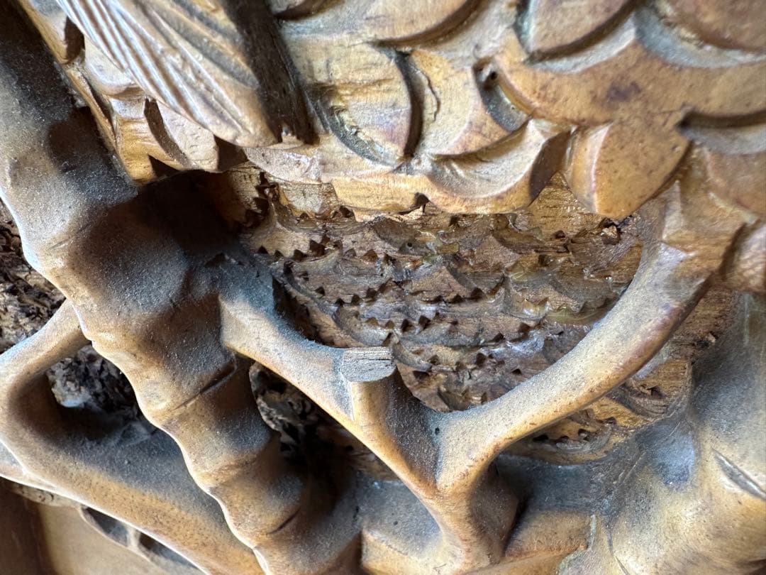 美術品、木彫り 壁掛け 工芸品 時代物 インテリア