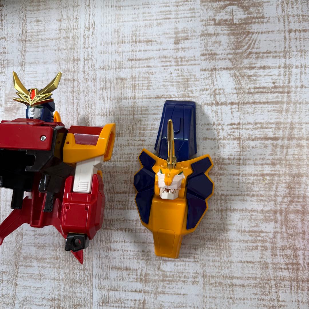 レア　韓国版 当時物 絶対無敵ライジンオー 超無敵合体ゴッドライジンオーセット