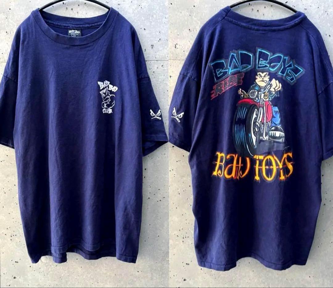 USA製80s~90s BadBoy Club Tシャツ XL 丈79