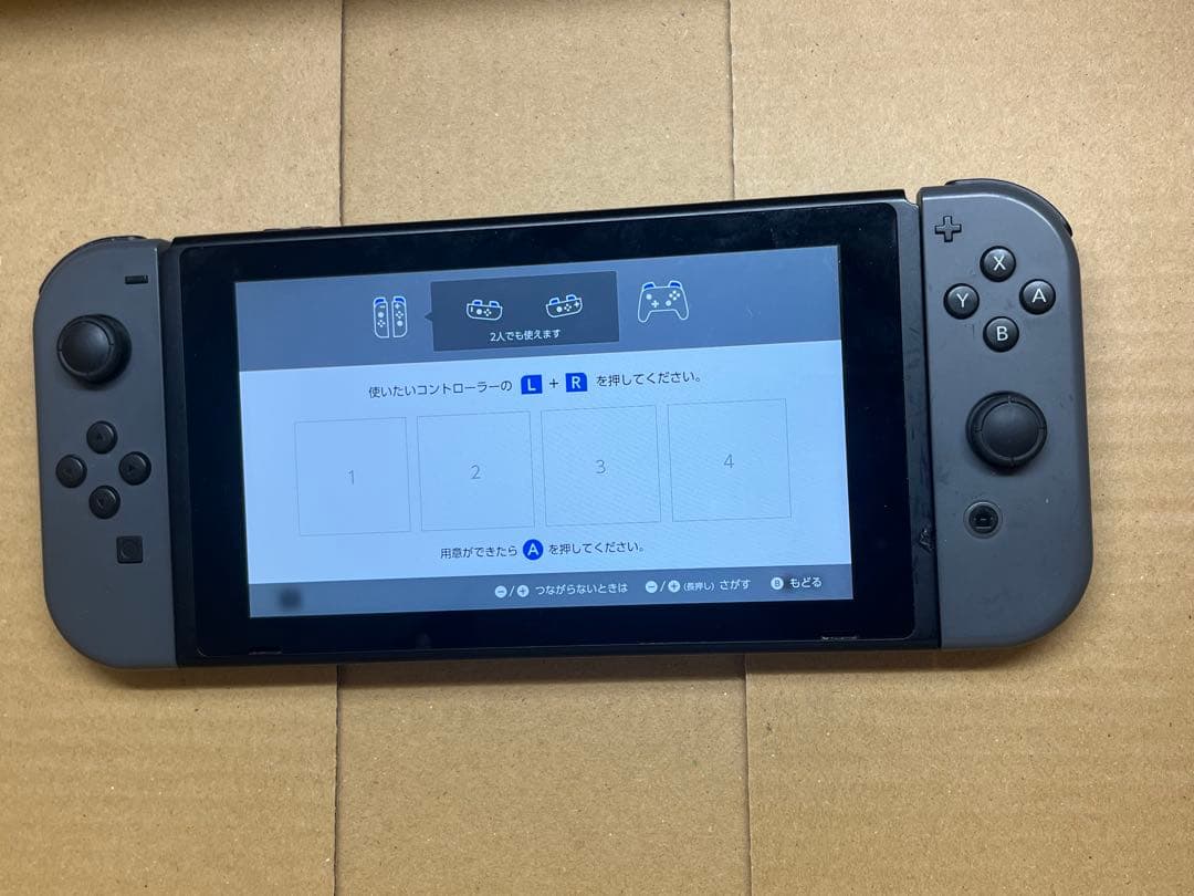 t*r様 Nintendo Switch 本体 グレー ジョイコン付き
