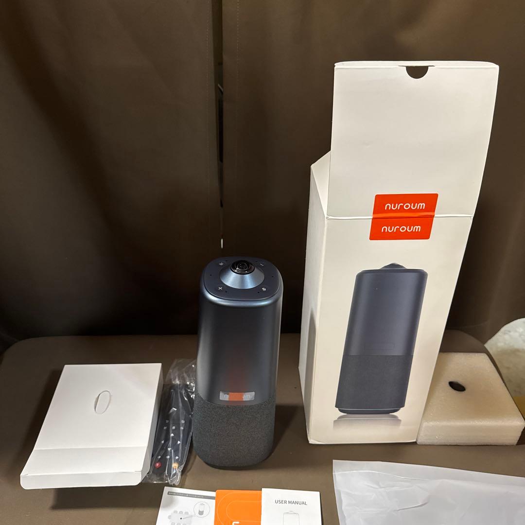 Nuroum C50 ウェブカメラ web会議用 360°カメラ マイク