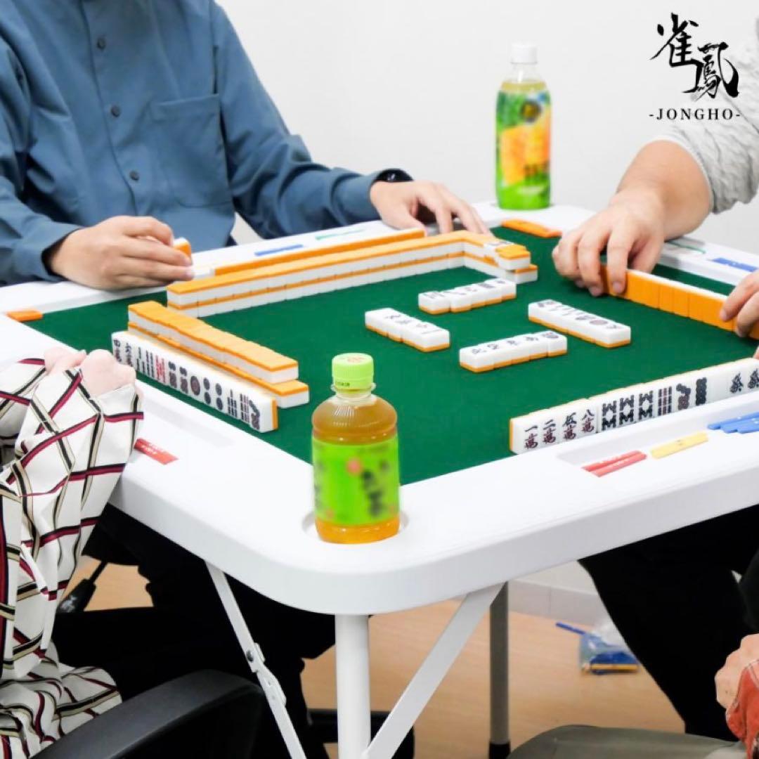 【新品】麻雀テーブル 黒 座卓 麻雀卓 雀卓 家庭用 折りたたみ ブラック 麻雀
