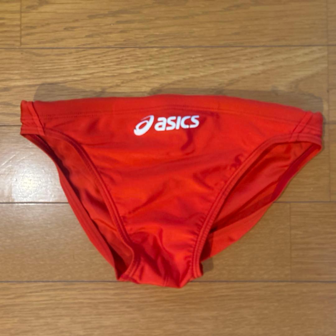 アシックス　競パン　Mサイズ　赤