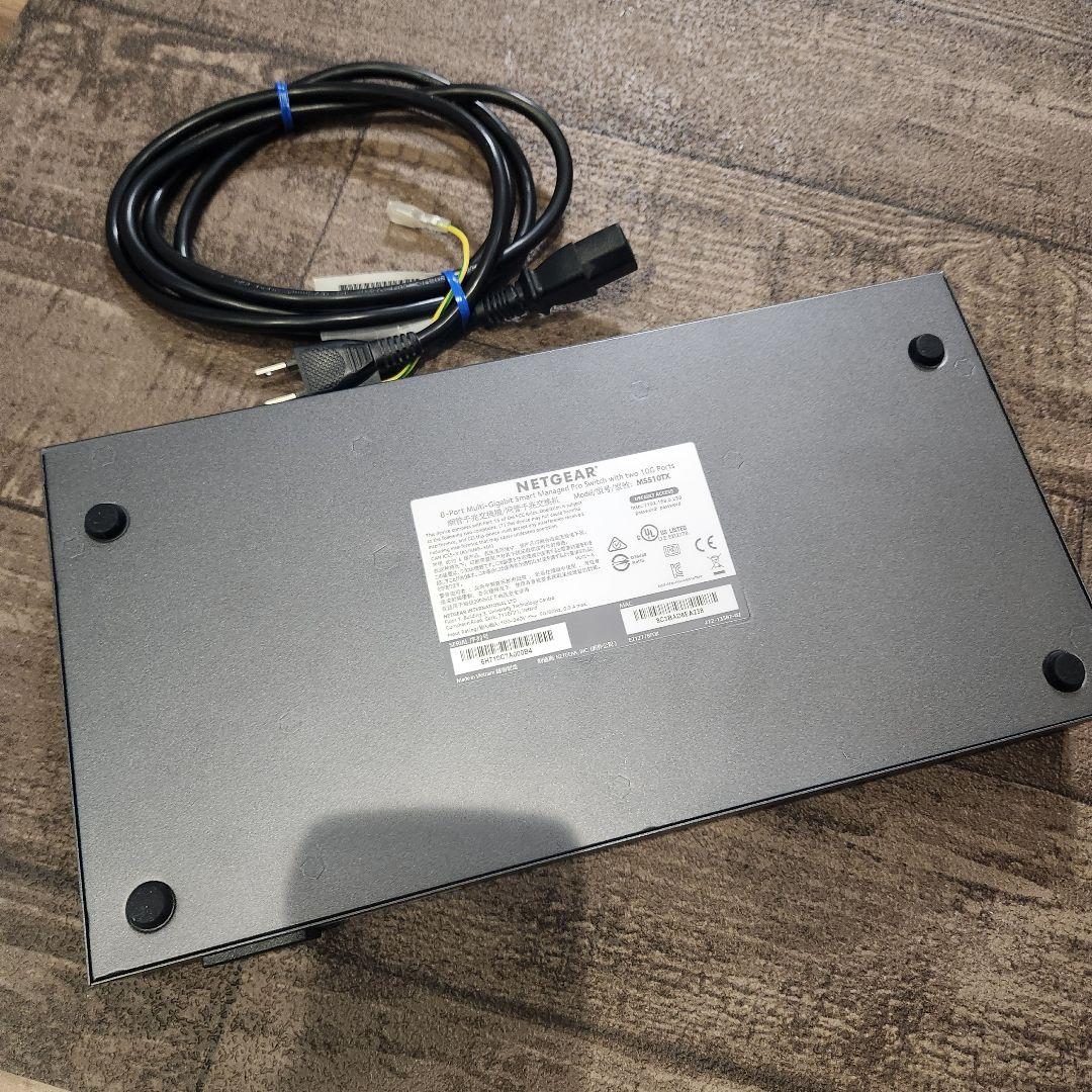 NETGEAR MS510TX V1 10G対応 10ポート マネージドスイッチ