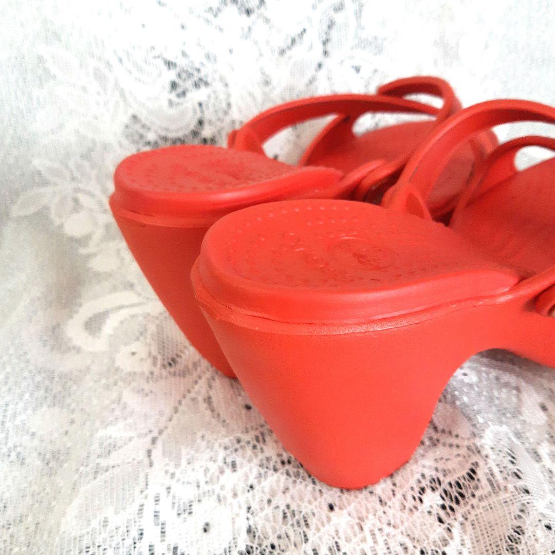 crocs　サイプラス　廃盤人気　 w6　レッド