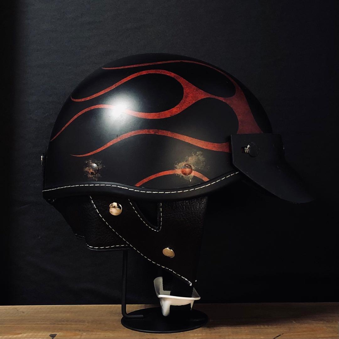 ポリスヘルメット　ショーティー　赤（検　オーシャンビートル　buco BELL