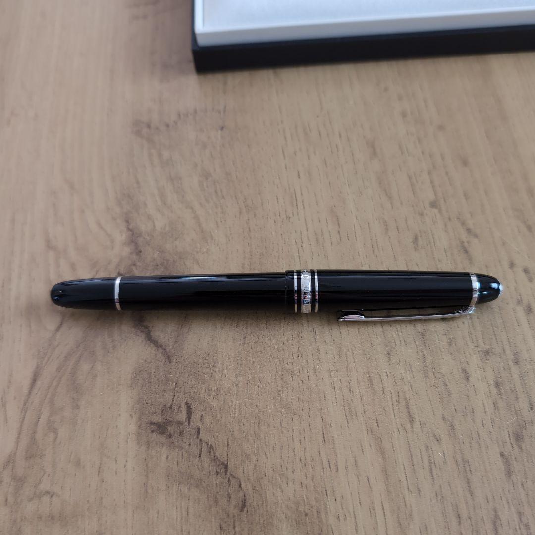 【美品 送料込み】モンブラン 万年筆 １４５ マイスター プラチナライン