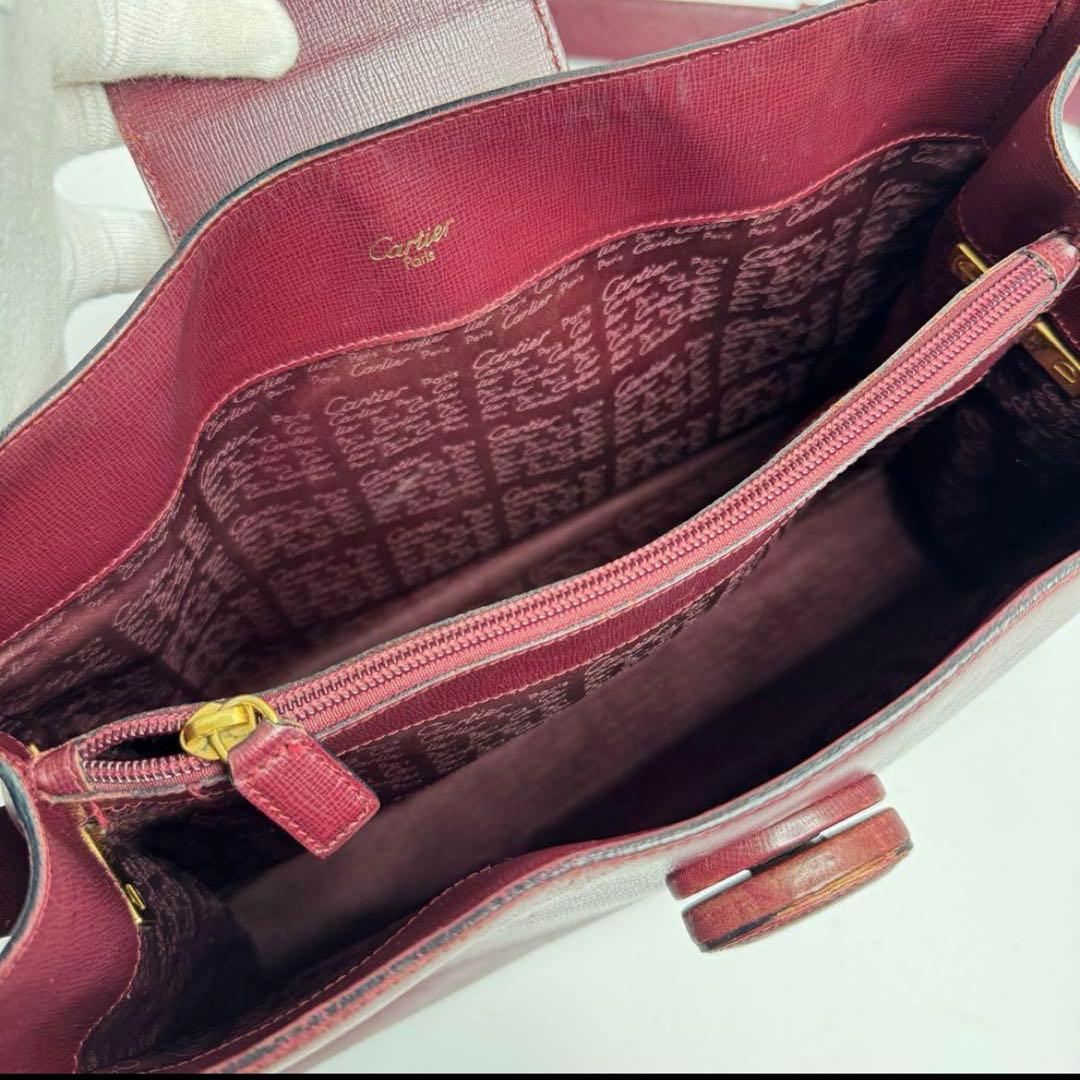 ✨美品✨Cartier カルティエ　マストライン　ショルダーバッグ　ターンロック