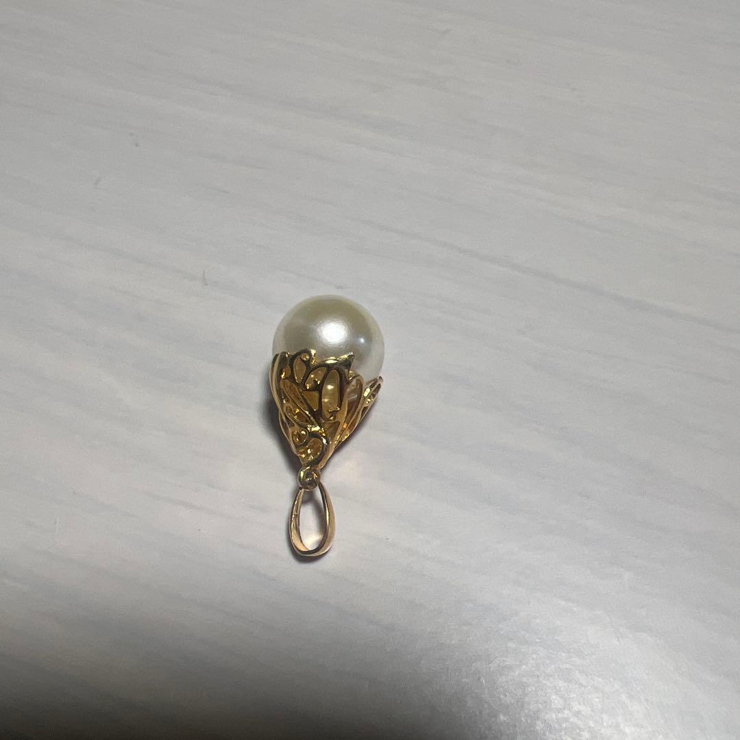 K18 パール ネックレストップ