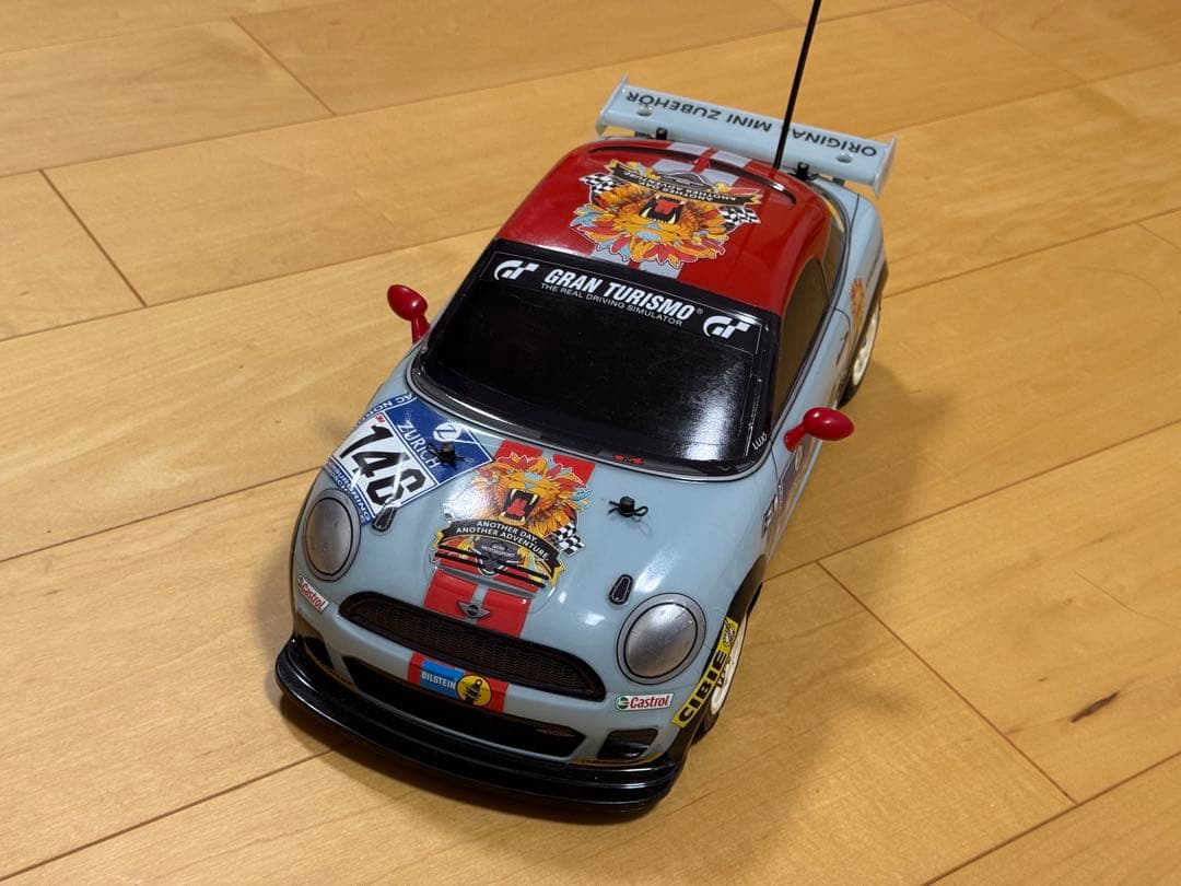 ラジコン 1/10 ミニ JCW クーペ ドリフト ドリラジ